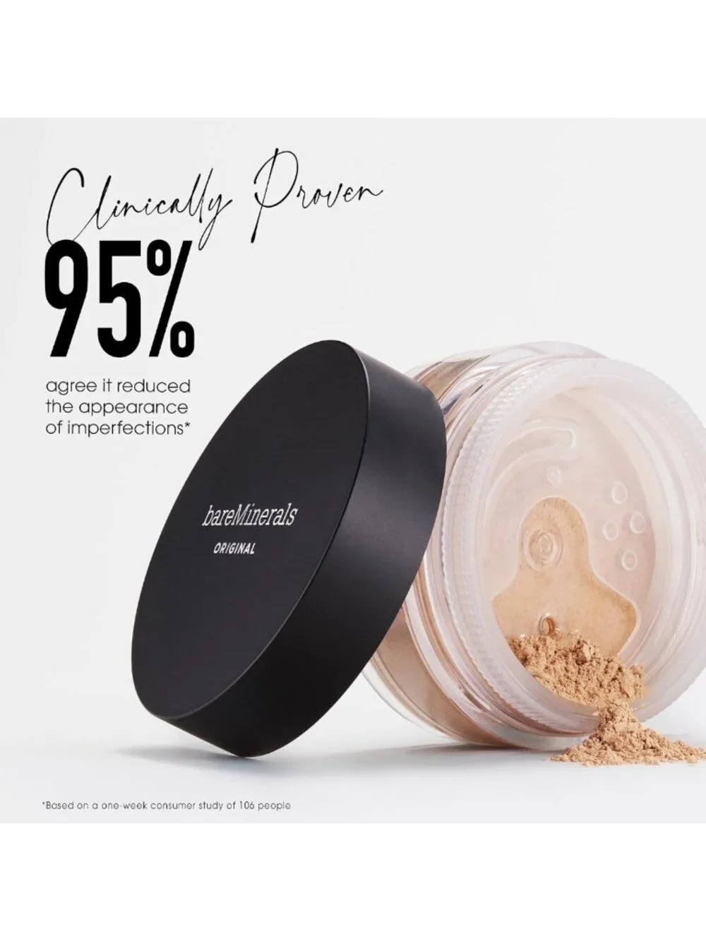 Loose Powder Foundation SPF 15 - Sheer to Full Coverage Face Makeup with Sun
